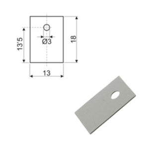 Aislante en Silicona para encapsulado To220 TO220ST