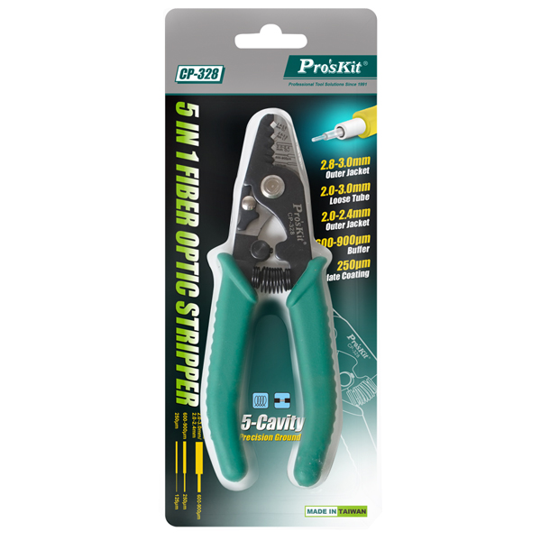 CP328 Pelador de fibra óptica 5 en 1 Proskit CP328 Pelador de fibra óptica 5 en 1 Proskit