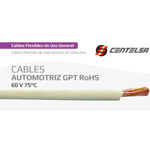 Cable Vehicular Blanco 16AWG SGT Centelsa