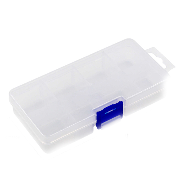 Caja Plástica Transparente Modular 128X65X21mm CAJAK a