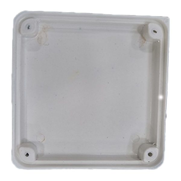 Caja de derivación plástica blanca de 10X10X5cm CAJAD 1