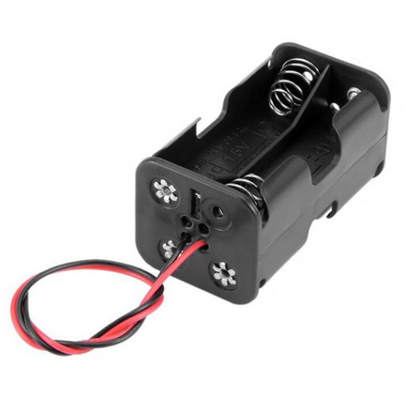 Portapilas Para 4 Pilas AA PP4 Portapilas Para 4 Pilas AA LR6 PP4