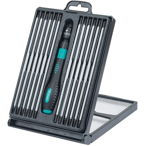 SD9824 Kit destornillador de precisión con ratchet 24 en 1 Proskit SD9824 Kit destornillador de precisión con ratchet 24 en 1 Proskit