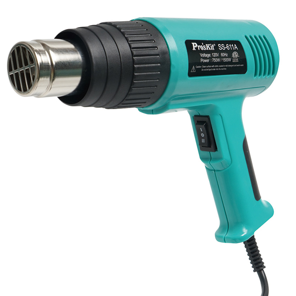 SS611A Pistola de aire caliente 120Vac 1500W Proskits c SS611A Pistola de aire caliente 120Vac 1500W Proskits