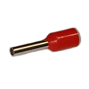 Terminal Tubular Diametro 1mm Roja HellermannTyton HIT01008-1