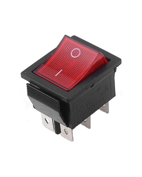 r2101_1 Suiche Balancín 15A-125Vac Doble Polo 6 Pines R2101